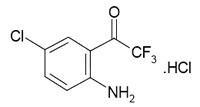 1-（2-氨基-5-氯苯基）-2，2，2-三氟乙酮**盐