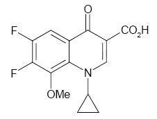 1-环丙基-6，7-二氟-8-甲氧基-4-氧代-1，4-二氢-3-喹啉羧酸